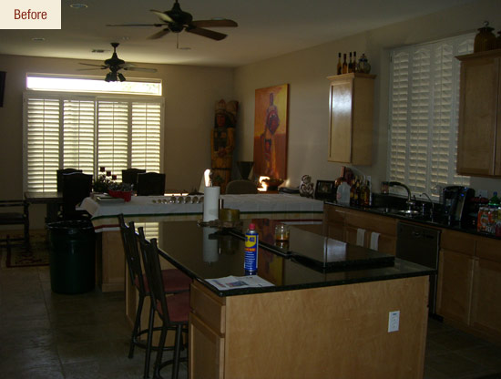 Transitional kitchen design